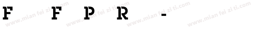 Foundry Font Pack Regular字体转换